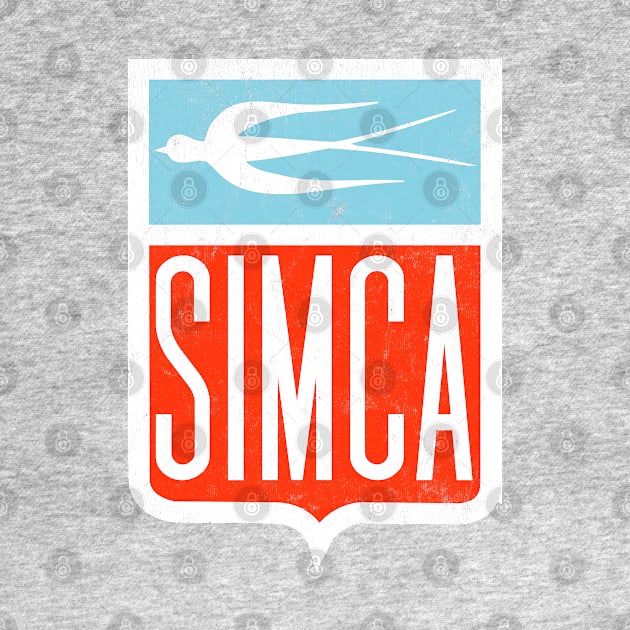 Simca (Société Industrielle de Mécanique et Carrosserie Automobile; Mechanical and Automotive Body Manufacturing Company) by CultOfRomance